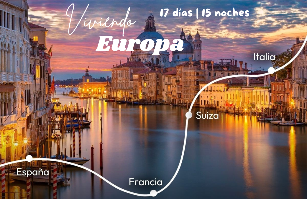 España, Francia, Suiza, Italia